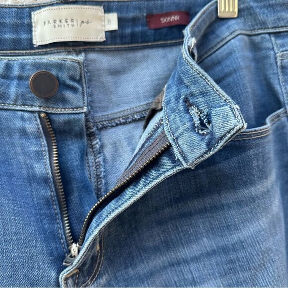 PARKER SMITH Skinny Jeans‎ Size 8 Medium Wash - Picture 5 of 13